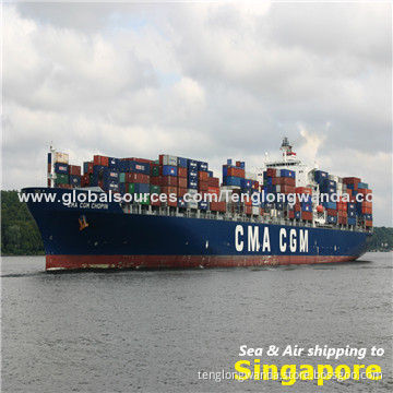 Sea Shipping Cargo to Singapore from Shenzhen/Guangzhou/Hongkong/Dongguan